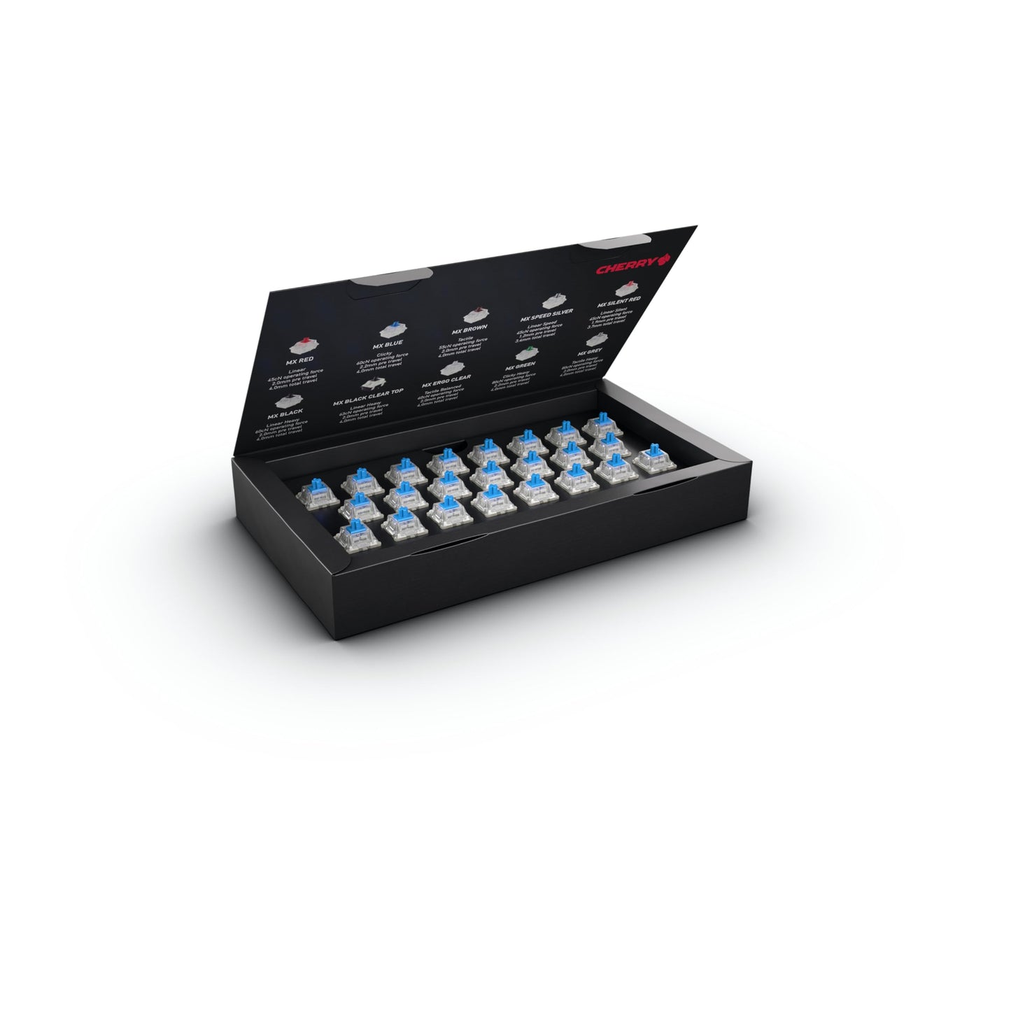 CHERRY MX EXPERIENCE BOX, 10 Mechanical Keyboard Switches